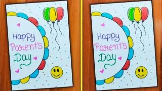 Thumbnail: Happy Parents Day Greeting Card / Parents Day Card Making / Parents Day Gift Ideas /Parents Day Card