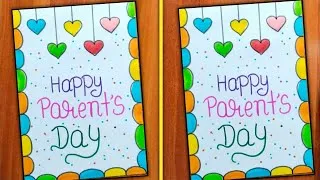 Thumbnail: Last Minute Parents Day Greeting Card / Parents Day Card Making / Parents Day Gift Ideas/ParentsCard
