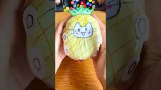 Thumbnail: Pineapple 🍍 #papercraft #art #craft #trending #shorts #diy #cats #squishy #pineapple