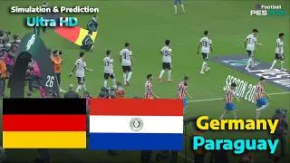Thumbnail: Germany vs Paraguay Full Match Video Game Simulation & Prediction PES 2021 Gameplay PC