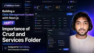 Thumbnail: Part 5 - Clean Architecture, Services & CRUD Structure | Building a Clinic Management System