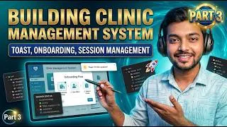 Thumbnail: Part 3 of Building a Clinic Management System with Next.js | Complete Login & Onboarding Flow