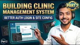 Thumbnail: Building a Clinic Management System with Next.js | Part 2 - Authentication Flow & Clean Project