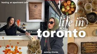 Thumbnail: Hosting an apartment cafe, DIY workshops in the city and sunday chores| life in Toronto