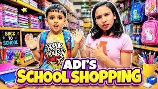 Thumbnail: 🎒 Adi's Back to School Shopping! 🛍️ School Bag, Stationery & Supplies Haul | Learn With Pari
