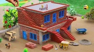 Thumbnail: Catastrophic Storm | DIY Mini House Building with Bricks and Cement Construction Science 