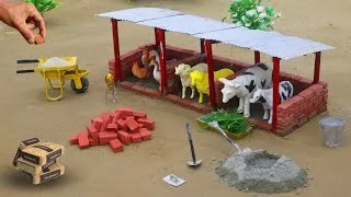 Thumbnail: Diy mini truck cow shed construction science project @Aafnocreator 