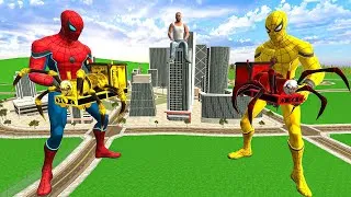Thumbnail: Franklin Hulk , Spiderman VS Cho Cho Charles 😱 INDIAN BIKE DRIVING 3D