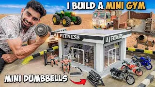 Thumbnail: Making a Mini GYM using Rc Tractor with bricks 🧱 Amazing construction project @Aakash946 