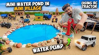 Thumbnail: I Build a Mini Water pond with mini Hand Pump in village 🔥 New construction in mini city 