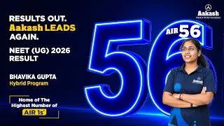 Thumbnail: 🏆 AIR 56 | NEET UG 2026 Topper | Bhavika Gupta🎉