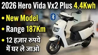 Thumbnail: 2026 Hero Vida Vx2 Plus 4.4Kwh Finance | Down Payment and EMI All Model Price Best Ev Scooter 