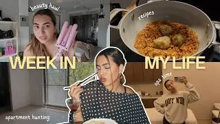 Thumbnail: WEEK VLOG | apartment hunting, date night, beauty haul & more!