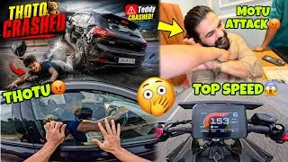 Thumbnail: Thotu😡 New Car me pakada gaya😱 | Top Speed of Duke 250 | Real owner ko bike dedi💔