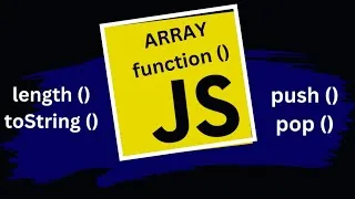 Thumbnail: ARRAY functions || JAVASCRIPT
