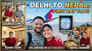 Thumbnail: Delhi to Nepal Journey 2026 ✈️ | Airport Lounge, Kathmandu Arrival & Room Tour! AapkiapniAradhana