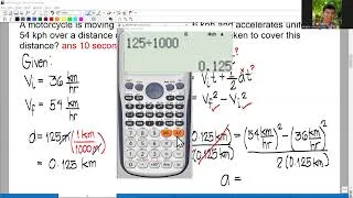 Thumbnail: Rectilinear Motion Problems (Tagalog)