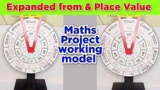 Thumbnail: 🔥 Place Value & Expanded Form Working Model | Maths Project | Easy School Project