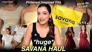Thumbnail: I Spent ₹21,000 on Savanna 😳 | HUGE Clothing Haul, Try-On & Honest Review