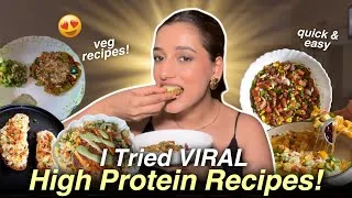 Thumbnail: Internet Made Me Try These VIRAL Protein Recipes! Worth Making?