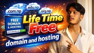 Thumbnail: Get Lifetime Free Domain & Hosting – 100% Free Forever!