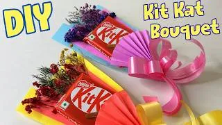 Thumbnail: DIY Single Kit Kat Bouquet Under 5 Mins! 🍫 Beautiful Paper Craft