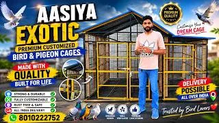 Thumbnail: Premium Aviary Cage Design for Birds & Pigeons | All India Delivery  #Aviary #ParrotCage 