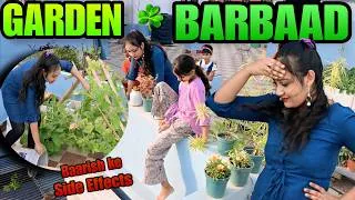 Thumbnail: Terrace garden after the storm❌😳🌿Mandap Gira, Pots Gire… Par Hum Nahi 😭🌿#plants #gardening #garden