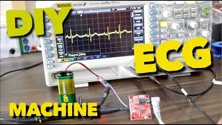 Thumbnail: Check Your Heart Condition Under 10$ || DIY Homemade ECG Machine using AD8232