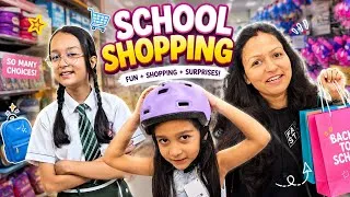 Thumbnail: SCHOOL SHOPPING 🛍🤩🏫  | Aayu & Vanu Ki School Shopping | Aayu and Vanu