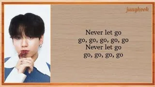 Thumbnail: Jungkook "Never let go" (Lyrics)