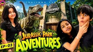 Thumbnail: Jurassic Park Adventures! 🦖😱| EP 03 | Dinosaurs Come Alive! | Thailand Series | Aazhiya's Family