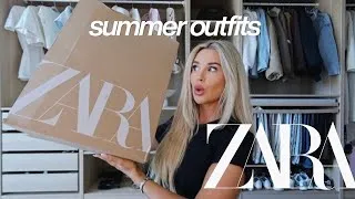 Thumbnail: ZARA new in summer outfits | try on haul 