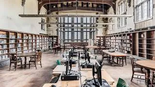 Thumbnail: Abandoned Detroit Library With ALL The Books Left Behind