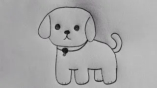Thumbnail: How To Draw A Dog Step By Step | Dog Drawing Easy | Animals Drawing 