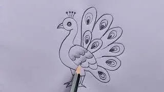 Thumbnail: Easy Bird Drawing Step By Step | Bird Drawing | How To Draw A Bird Drawing 🐦