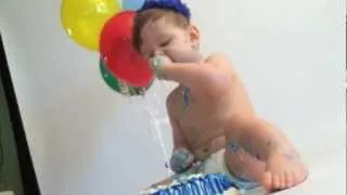 Thumbnail: Birthday Smash Cake video for one year old baby