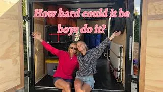 Thumbnail: Building out a travel trailer with my mom