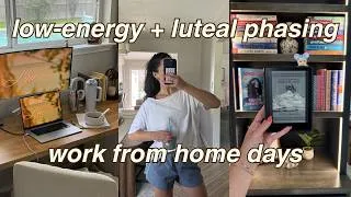 Thumbnail: realistic wfh days as a tired girl navigating a blah week 🫶