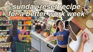 Thumbnail: slow sunday reset: healing from burnout (new routine, grocery haul + what actually changed)