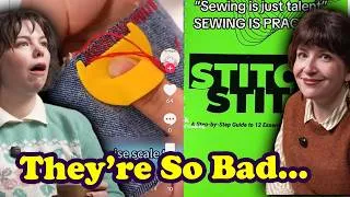 Thumbnail: Suffering through MORE Bad Sewing Tiktoks w/ @NicoleRudolph