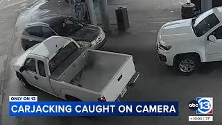 Thumbnail: Woman carjacks man at knifepoint, rams multiple cars before crashing into refinery, records show
