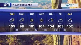 Thumbnail: Chance of storms in the Valley