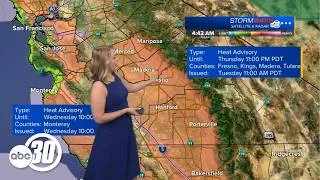 Thumbnail: Expect humid conditions to remain in Central California during heat wave