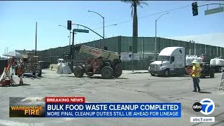 Thumbnail: Lineage completes removal of food waste from burned-out Boyle Heights warehouse, regulators say