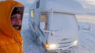 Thumbnail: BLIZZARD Van Camping!  On a Mountain in a SNOW STORM!
