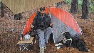 Thumbnail: MASSIVE Rain Storm Wild Camp