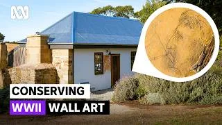 Thumbnail: Wartime sketches hidden for decades in Tasmanian home | Restoration Australia | ABC iview
