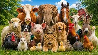 Thumbnail: Real Animal Sounds for Toddlers🐒🐅🦆| Wild & Farm Animals for Kids| Learn Animals Sounds With Fun|Bird
