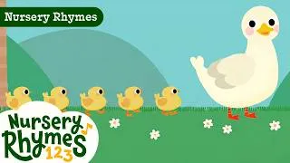 Thumbnail: Five Little Ducks 🦆+ MORE Nursery Rhymes | Simple Kids Songs | Nursery Rhymes 123